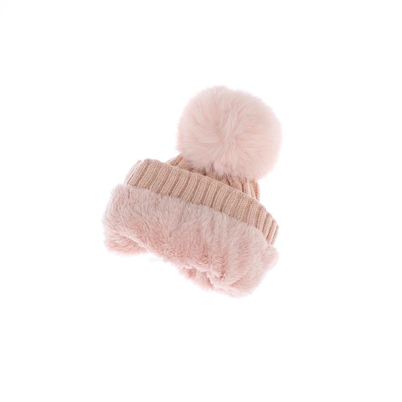 Fashion, accesorii si bijuterii - Femei - Accesorii femei - Caciuli si palarii femei - Caciula dama, ButicCochet, din 70% viscoza 30% lana, model cu strasuri, one size, Roz - FES234 - Infinity.ro