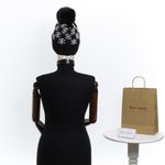 Fashion, accesorii si bijuterii - Femei - Accesorii femei - Caciuli si palarii femei - Caciula dama, ButicCochet, din acril, model cu fulgi, one size, Negru - FES245 - Infinity.ro