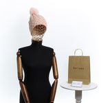 Fashion, accesorii si bijuterii - Femei - Accesorii femei - Caciuli si palarii femei - Caciula dama, ButicCochet, din 70% viscoza 30% lana, model cu strasuri, one size, Roz - FES234 - Infinity.ro