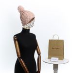 Fashion, accesorii si bijuterii - Femei - Accesorii femei - Caciuli si palarii femei - Caciula dama, ButicCochet, din 70% viscoza 30% lana, model cu strasuri, one size, Roz - FES234 - Infinity.ro