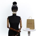 Fashion, accesorii si bijuterii - Femei - Accesorii femei - Caciuli si palarii femei - Caciula dama, ButicCochet, din acril, model cu fulgi, one size, Negru - FES245 - Infinity.ro