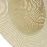 Fashion, accesorii si bijuterii - Femei - Accesorii femei - Caciuli si palarii femei - Palarie de soare, Dama, Buticcochet, din paie de hartie, cu snur decorativ, Bej - PAL1583 - Infinity.ro