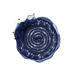 Fashion, accesorii si bijuterii - Femei - Accesorii femei - Caciuli si palarii femei - Palarie de soare, Dama, Buticcochet, din material textil, cu fundita, Bleumarin - PAL1576 - Infinity.ro