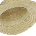 Fashion, accesorii si bijuterii - Femei - Accesorii femei - Caciuli si palarii femei - Palarie de soare, dama, Buticcochet, din paie, cu banda decorativa , marime 57 cm ajustabila , Bej - PAL1559 - Infinity.ro
