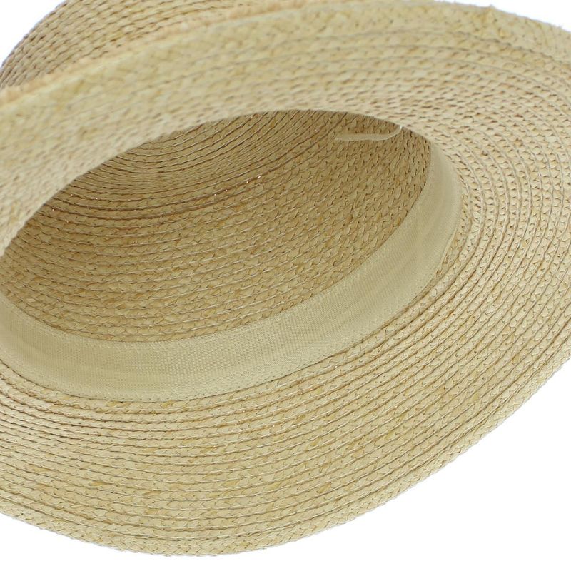 Fashion, accesorii si bijuterii - Femei - Accesorii femei - Caciuli si palarii femei - Palarie de soare, dama, Buticcochet, din paie, cu banda decorativa , marime 57 cm ajustabila , Bej - PAL1559 - Infinity.ro