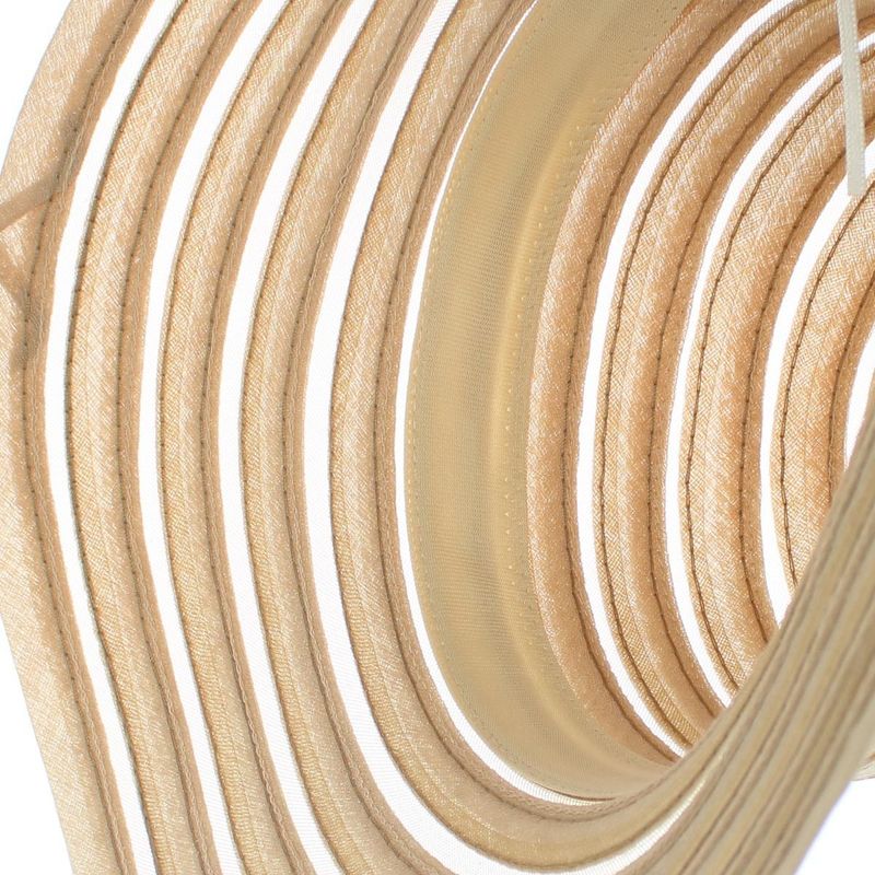 Fashion, accesorii si bijuterii - Femei - Accesorii femei - Caciuli si palarii femei - Palarie de soare, Dama, Buticcochet, din material textil, cu fundita si floare, Maro - PAL1566 - Infinity.ro