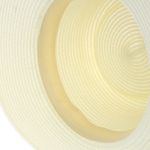 Fashion, accesorii si bijuterii - Femei - Accesorii femei - Caciuli si palarii femei - Palarie de soare, Dama, Buticcochet, din paie de hartie, cu snur decorativ, Crem - PAL1580 - Infinity.ro