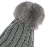 Fashion, accesorii si bijuterii - Femei - Accesorii femei - Caciuli si palarii femei - Caciula dama, ButicCochet, din 70% viscoza 30% lana, model cu strasuri, one size, Gri - FES229 - Infinity.ro