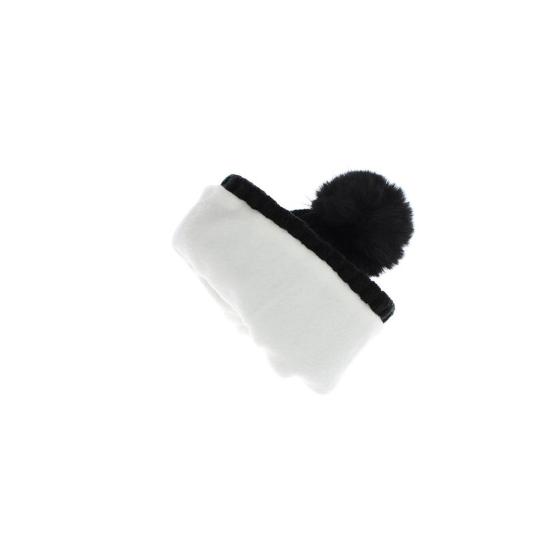 Fashion, accesorii si bijuterii - Copii - Accesorii copii - Esarfe si fulare copii - Set caciula si fular, pentru copii, tricotat cu ciucuri, Buticcochet, 70% viscoza 30% lana, Negru - SETF249 - Infinity.ro