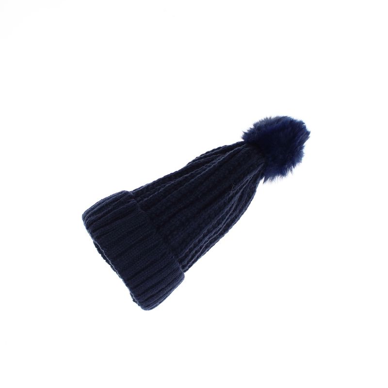 Fashion, accesorii si bijuterii - Copii - Accesorii copii - Esarfe si fulare copii - Set caciula si fular, pentru copii, cu ciucuri, Buticcochet, 70% viscoza 30% lana, Bleumarin - SETF243 - Infinity.ro