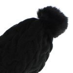 Fashion, accesorii si bijuterii - Copii - Accesorii copii - Esarfe si fulare copii - Set caciula si fular, pentru copii, tricotat, Buticcochet, 70% viscoza 30% lana, Negru - SETF233 - Infinity.ro