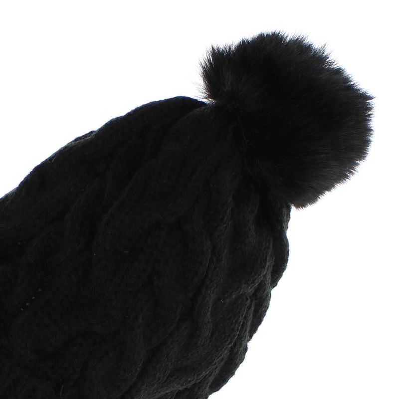 Fashion, accesorii si bijuterii - Copii - Accesorii copii - Esarfe si fulare copii - Set caciula si fular, pentru copii, tricotat, Buticcochet, 70% viscoza 30% lana, Negru - SETF233 - Infinity.ro