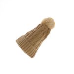 Fashion, accesorii si bijuterii - Copii - Accesorii copii - Esarfe si fulare copii - Set caciula si fular, pentru copii, tricotat cu ciucuri, Buticcochet, 70% viscoza 30% lana, Maro - SETF250 - Infinity.ro