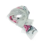 Fashion, accesorii si bijuterii - Femei - Accesorii femei - Esarfe si fulare femei - Esarfa, de dama, Buticcochet, Gri cu imprimeu floral, 50x160 cm - ES528 - Infinity.ro