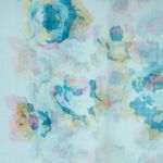 Fashion, accesorii si bijuterii - Femei - Accesorii femei - Esarfe si fulare femei - Esarfa, de dama, Buticcochet, Bleu cu trandafiri, 50x160 cm - ES630 - Infinity.ro