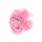 Fashion, accesorii si bijuterii - Femei - Accesorii femei - Esarfe si fulare femei - Esarfa, de dama, Buticcochet, din poliester, imprimeu floral, 50x150 cm, Roz pal - ES2177 - Infinity.ro