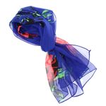 Fashion, accesorii si bijuterii - Femei - Accesorii femei - Esarfe si fulare femei - Esarfa, de dama, Buticcochet, din poliester, imprimeu cu trandafiri, 50x160 cm, Albastru - ES2179 - Infinity.ro