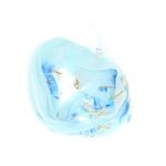 Fashion, accesorii si bijuterii - Femei - Accesorii femei - Esarfe si fulare femei - Esarfa, de dama, Buticcochet, din poliester, imprimeu cu magnolie, 50x150 cm, Albastru - ES2172 - Infinity.ro
