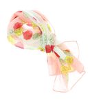 Fashion, accesorii si bijuterii - Femei - Accesorii femei - Esarfe si fulare femei - Esarfa, de dama, Buticcochet, din poliester, imprimeu cu trandafiri, 50x150 cm, Roz pal - ES1949 - Infinity.ro