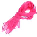 Fashion, accesorii si bijuterii - Femei - Accesorii femei - Esarfe si fulare femei - Esarfa, de dama, Buticcochet, din poliester, imprimeu floral, 50x150 cm, Fuscia - ES2093 - Infinity.ro