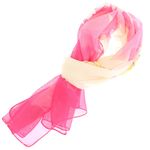 Fashion, accesorii si bijuterii - Femei - Accesorii femei - Esarfe si fulare femei - Esarfa, de dama, Buticcochet, din poliester, imprimeu cu flori, 50x150 cm, Fucsia - ES2102 - Infinity.ro