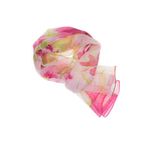 Fashion, accesorii si bijuterii - Femei - Accesorii femei - Esarfe si fulare femei - Esarfa, de dama, Buticcochet, Roz cu imprimeu floral, 50x160 cm - ES519 - Infinity.ro