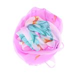 Fashion, accesorii si bijuterii - Femei - Accesorii femei - Esarfe si fulare femei - Esarfa, de dama, Buticcochet, din poliester, imprimeu floral, 50x150 cm, Mov - ES2094 - Infinity.ro
