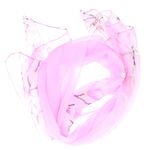 Fashion, accesorii si bijuterii - Femei - Accesorii femei - Esarfe si fulare femei - Esarfa, de dama, Buticcochet, din poliester, imprimeu floral, 50x150 cm, Roz - ES1995 - Infinity.ro