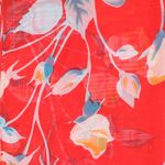 Fashion, accesorii si bijuterii - Femei - Accesorii femei - Esarfe si fulare femei - Esarfa, de dama, Buticcochet, din poliester, imprimeu cu trandafiri, 50x150 cm, Rosu - ES2096 - Infinity.ro