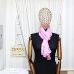 Fashion, accesorii si bijuterii - Femei - Accesorii femei - Esarfe si fulare femei - Esarfa, de dama, Buticcochet, din poliester, imprimeu cu floricele, 50x150 cm, Roz - ES1931 - Infinity.ro