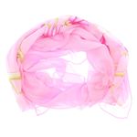 Fashion, accesorii si bijuterii - Femei - Accesorii femei - Esarfe si fulare femei - Esarfa, de dama, Buticcochet, din poliester, imprimeu cu floricele, 50x150 cm, Roz - ES1931 - Infinity.ro