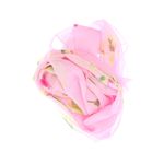Fashion, accesorii si bijuterii - Femei - Accesorii femei - Esarfe si fulare femei - Esarfa, de dama, Buticcochet, din poliester, imprimeu cu trandafiri, 50x150 cm, Roz - ES2099 - Infinity.ro