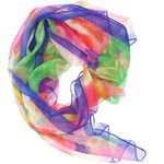Fashion, accesorii si bijuterii - Femei - Accesorii femei - Esarfe si fulare femei - Esarfa, de dama, Buticcochet, din poliester, cu imprimeu floral, 50x160 cm, Multicolor - ES2044 - Infinity.ro