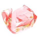 Fashion, accesorii si bijuterii - Femei - Accesorii femei - Esarfe si fulare femei - Esarfa, de dama, Buticcochet, din poliester, imprimeu floral, 50x150 cm, Rosu - ES1997 - Infinity.ro