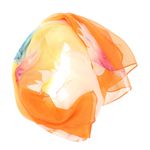 Fashion, accesorii si bijuterii - Femei - Accesorii femei - Esarfe si fulare femei - Esarfa, de dama, Buticcochet, din poliester, imprimeu cu floricele, 50x150 cm, Portocaliu - ES1932 - Infinity.ro