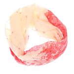 Fashion, accesorii si bijuterii - Femei - Accesorii femei - Esarfe si fulare femei - Esarfa, de dama, Buticcochet, din poliester, imprimeu cu floricele, 50x150 cm, Rosu - ES1929 - Infinity.ro