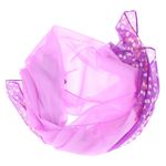 Fashion, accesorii si bijuterii - Femei - Accesorii femei - Esarfe si fulare femei - Esarfa, de dama, Buticcochet, din poliester, imprimeu cu lacramioare, 50x150 cm, Mov - ES1993 - Infinity.ro