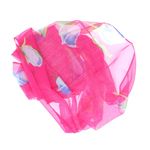 Fashion, accesorii si bijuterii - Femei - Accesorii femei - Esarfe si fulare femei - Esarfa, de dama, Buticcochet, din poliester, imprimeu floral, 50x150 cm, Fucsia - ES1985 - Infinity.ro