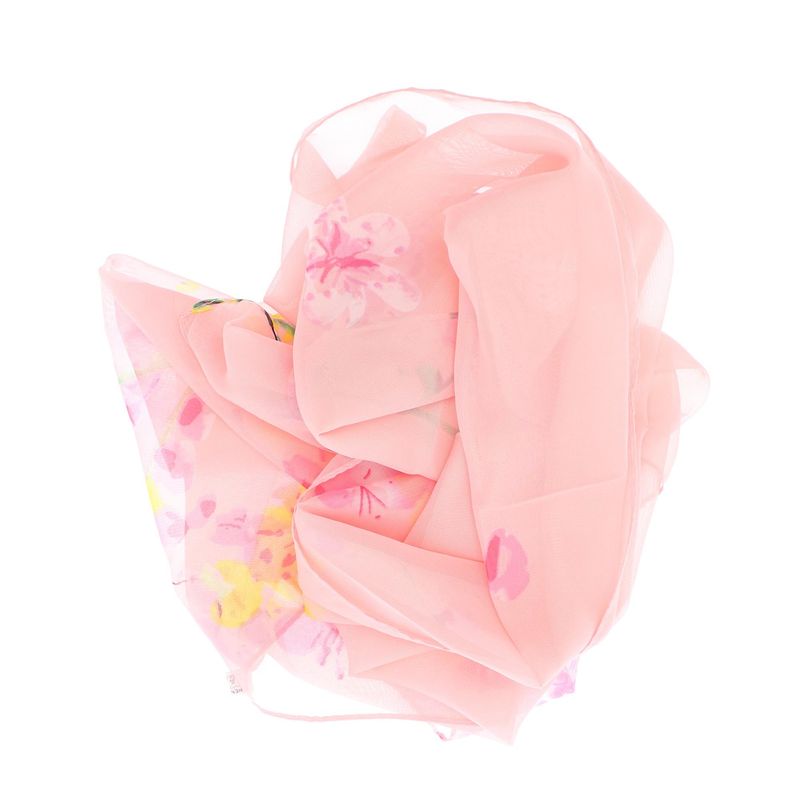 Fashion, accesorii si bijuterii - Femei - Accesorii femei - Esarfe si fulare femei - Esarfa, de dama, Buticcochet, din poliester, imprimeu cu floricele, 50x150 cm, Roz - ES1919 - Infinity.ro