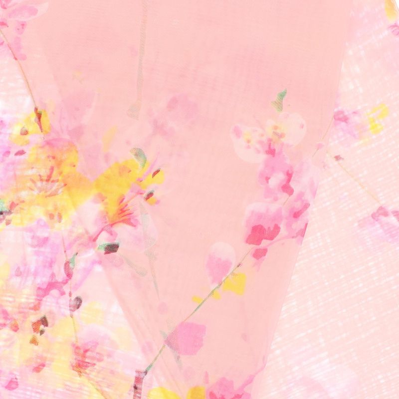 Fashion, accesorii si bijuterii - Femei - Accesorii femei - Esarfe si fulare femei - Esarfa, de dama, Buticcochet, din poliester, imprimeu cu floricele, 50x150 cm, Roz - ES1919 - Infinity.ro