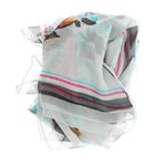 Fashion, accesorii si bijuterii - Femei - Accesorii femei - Esarfe si fulare femei - Esarfa, de dama, Buticcochet, din poliester, imprimeu cu trandafiri, 50x160 cm, Gri - ES1823 - Infinity.ro