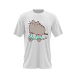 Fashion, accesorii si bijuterii - Barbati - Imbracaminte - Tricouri si bluze barbati - Tricou barbati Pusheen Cat Scuter Pisica Valentine's Day Love, alb, marime 2XL - Infinity.ro