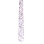 Fashion, accesorii si bijuterii - Barbati - Accesorii barbati - Cravate si papioane barbati - Set cravata si batista, Buticcochet, din material sintetic, 148 x 6 cm, model stilizat, Lila - SETC244 - Infinity.ro