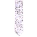 Fashion, accesorii si bijuterii - Barbati - Accesorii barbati - Cravate si papioane barbati - Set cravata si batista, Buticcochet, din material sintetic, 148 x 6 cm, model stilizat, Lila - SETC244 - Infinity.ro