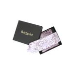 Fashion, accesorii si bijuterii - Barbati - Accesorii barbati - Cravate si papioane barbati - Set cravata si batista, Buticcochet, din material sintetic, 148 x 6 cm, model stilizat, Lila - SETC244 - Infinity.ro