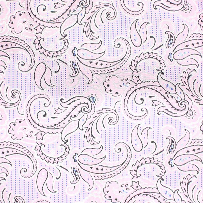Fashion, accesorii si bijuterii - Barbati - Accesorii barbati - Cravate si papioane barbati - Set cravata si batista, Buticcochet, din material sintetic, 148 x 6 cm, model stilizat, Lila - SETC244 - Infinity.ro