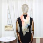 Fashion, accesorii si bijuterii - Femei - Accesorii femei - Esarfe si fulare femei - Esarfa, de dama, Buticcochet, din poliester, imprimeu stilizat, 50x160 cm, Multicolor - ES1804 - Infinity.ro