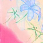 Fashion, accesorii si bijuterii - Femei - Accesorii femei - Esarfe si fulare femei - Esarfa, de dama, Buticcochet, din poliester, imprimeu floral, 50x150 cm, Roz - ES1984 - Infinity.ro