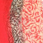 Fashion, accesorii si bijuterii - Femei - Accesorii femei - Esarfe si fulare femei - Esarfa, de dama, Buticcochet, din poliester, imprimeu stilizat, 50x160 cm, Rosu - ES1818 - Infinity.ro