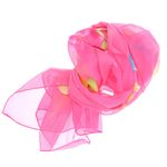 Fashion, accesorii si bijuterii - Femei - Accesorii femei - Esarfe si fulare femei - Esarfa, de dama, Buticcochet, din poliester, cu flori, 50x160 cm, Roz - ES1800 - Infinity.ro